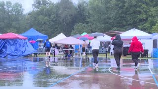 Parkfest continues despite rain [upl. by Radborne]