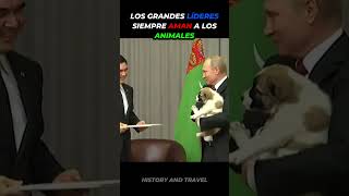 Putin y su Amor a los Animales🐕💙Putin and his love for animals putin animals love leader short [upl. by Adhern]