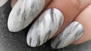 Marble Nails using CND Shellac [upl. by Dloraj]