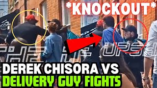 Derek Chisora Vs A Delivery Guy Full Fight KNOCKOUT [upl. by Erb68]