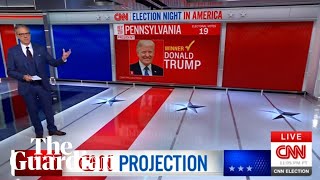 CNN calls huge Pennsylvania win for Donald Trump [upl. by Atiuqat]