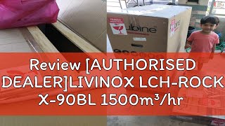 Review AUTHORISED DEALERLIVINOX LCHROCK X90BL 1500m³hr COOKER HOOD SET LCHSTONE90BLLCHMETA [upl. by Yrred]