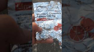 Vitamin c chewable tablets 500 mg viralshorts trending tips shorts [upl. by Ernest]