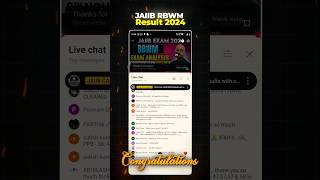 JAIIB RBWM Result 2024 congratulations 🎉🎉ytshorts jaiibcaiibwallah rbwm [upl. by Valene]