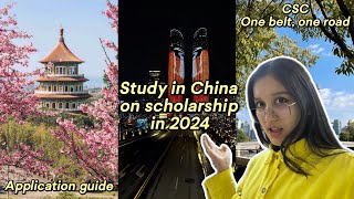 HOW TO APPLY FOR A SCHOLARSHIP IN CHINA  Sichuan university scholarship Application guide [upl. by Bathsheeb389]