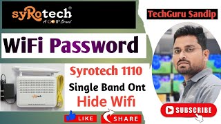 Syrotech 1110 WiFi Password Change कैसे करे🤔  How To Change WiFi Password❓ [upl. by Feliks]