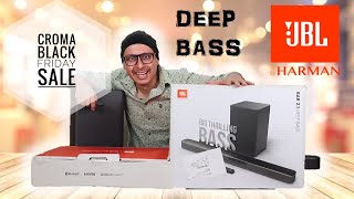 Best Soundbar 2022  JBL Bar 21 Deep Bass with Wireless Subwoofer  Croma Black Friday Sale [upl. by Nayd]