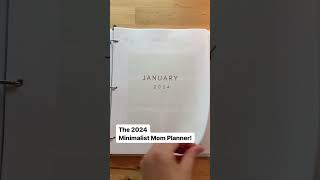 Introducing 2024 Minimalist Mom Planner minimalist minimalistmom declutter planner organize [upl. by Aleris]