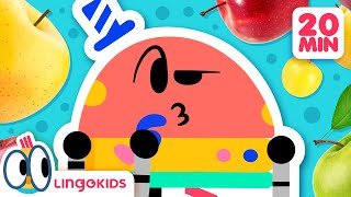 YUMMY FOOD FUN 🍎  Food Cartoons for Kids  Lingokids Episodes [upl. by Bernardo]