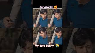 jungkook on 🔥🔥 my cute bunny bts viral my jk kpop 29 July 2024 [upl. by Ravid]