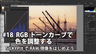 SILKYPIXでRAW現像をはじめよう 18 RGBトーンカーブで色を調整する [upl. by Iv348]