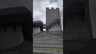 Slovenia Celje Castle Celjski Grad Laško Valley River Savinja Europe google googleearth travel [upl. by Yleen]