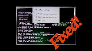 DELL not booting  AHCI  RAID  Drives Configuration [upl. by Amanda]