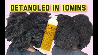 THE PERFECT DETANGLER FOR 4C HAIR SHEA MOISTURE [upl. by Eelyk]