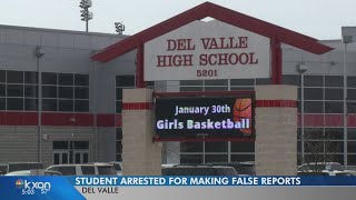 Del Valle student arrested after tweeting about ‘school shooter’ [upl. by Aramoiz]