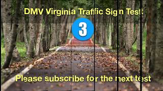 DMV Virginia Traffic Sign Test 3 Dmvvatestcom [upl. by Brina268]