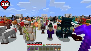 I Trapped EVERY Mob in Minecraft Hardcore [upl. by Nipahc]