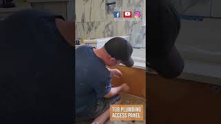 Tub front removable panel HOW TO😎 diy gardentub bathroom [upl. by Aroz]