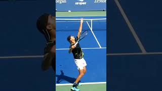 EPIC ABBREVIATED SERVE IN SLOW MOTION tennis [upl. by Lapides]