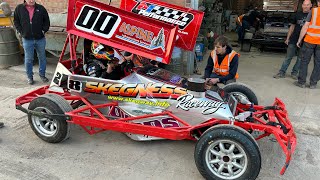 Brisca F2 Heat 1 Skegness Raceway 130924 [upl. by Mohandis]