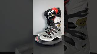 Alpinestars Tech 7 Boots  BlackSilverWhiteGold alpinestars tech7 astars motorcross [upl. by Aierb]