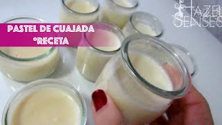 Pastel de cuajada tarritos individuales  RECETA Muy fácil [upl. by Anairt]