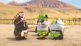 【Bamboo Panda❤️】Do u like Bamboo n Dunduns new look  Chinese Short Animation  熊猫班卜 shorts funny [upl. by Bass]