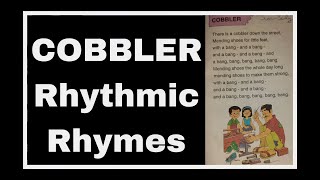 COBBLER  LKG RHYME  UKG RHYME  PEOPLE WHO HELP US  DAV RHYMES COBBLER lkgrhymes rhymes [upl. by Idmann]