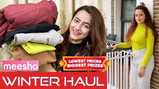 Meesho Winter Fashion Haul  Trendy Clothes At Cheapest Prices  Jyotika Dilaik [upl. by Jakoba]