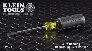 Wire Bending Cabinet Tip Screwdriver 4 [upl. by Glynda]