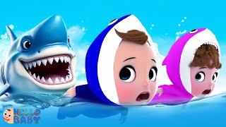 Baby Shark Song  More Nursery Rhymes amp Kids Songs  Hello Baby Songs [upl. by Anitsua]