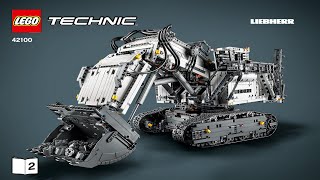 LEGO instructions  Technic  42100  Liebherr R 9800 Book 2 [upl. by Aenat]