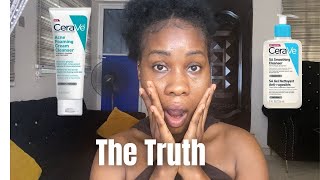 Shocking Truth about CeraVe Cleanser for your ACNE  CeraVe Acne Foaming Vs Cerave SA Cleanser [upl. by Grannias]