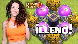 DEMASIADOS RECURSOS ¿QUÉ HAGO CON TANTOS CLASH OF CLANS [upl. by Haseefan252]