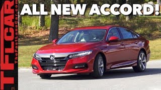 2018 Honda Accord Review Family Sedan with Hot Hatch Turbo Power [upl. by Liban]