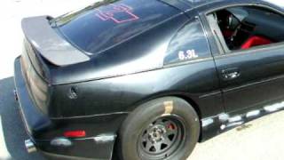 Idling 92 Nissan 300zx with engine swap New Chevy 63 liter 383 stroker and turbo 350 tranny [upl. by Emaj]