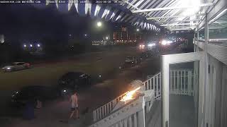 Galveston Beach Webcam Live from the Seawall  Tropical Storm Alberto [upl. by Ednarb659]