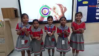 Diya Decorations by Grade 1 and 2 Students [upl. by Lirret]