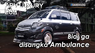 MODIFIKASI VW TRANSPORTER LOOK  Suzuki APV Luxury 2011 ‼️ DARSVLOG [upl. by Sybil]