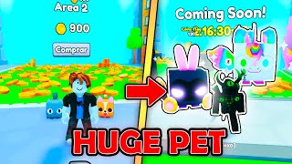 Como Conseguir Seu Primeiro Huge Pet no Pet Simulator 99 100 garantido [upl. by Billye]