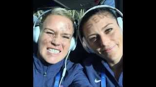 Ashlyn Harris and Ali Krieger Take a ride [upl. by Nabi693]