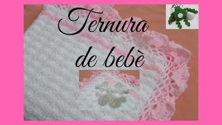 Como tejer una manta a CROCHET para BEBÉ con ABANICOS  NÚMERO 2 [upl. by Edwin]