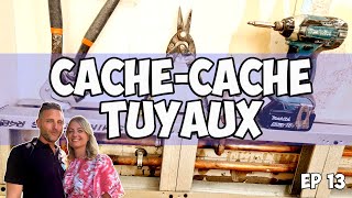 Cache Cache Tuyaux  Ep 13  Réalisation coffrage placo [upl. by Allecsirp273]