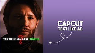 fade in fade out text animation  capcut tutorial [upl. by Cristin]