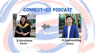 Connected Podcast 3  Australia awards alumni GerelmaaampDuurenbileg [upl. by Eitsud238]