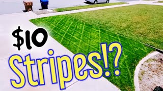 Make A DIY Lawn Striper For ONLY 10 BUCKS [upl. by Pantheas]