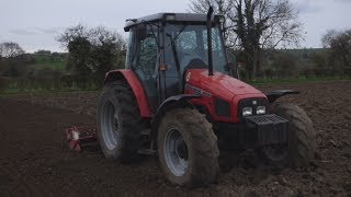 Massey Ferguson 4255 Power Harrows [upl. by Treat]