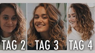 Locken auffrischen  SCHÖNE HAARE an Tag 2 3 und 4 nach dem Waschen  SNUKIEFUL [upl. by Yehus]