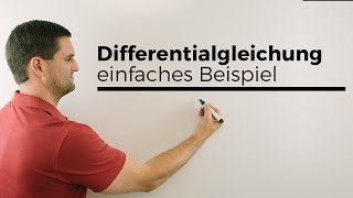 Differentialgleichung Differenzialgleichung lösen einfaches Beispiel  Mathe by Daniel Jung [upl. by Georas]