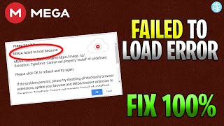 🔧Fix  Mega Nz  Failed to Load  Error Fix 100 😍 [upl. by Medeah492]